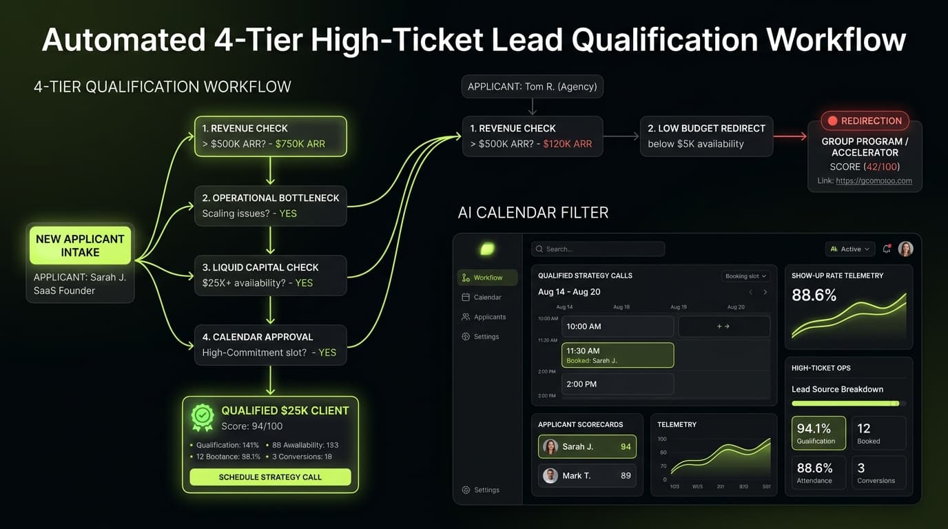 How to Build an Automated Lead Qualification Filter to Eliminate Unqualified Calls